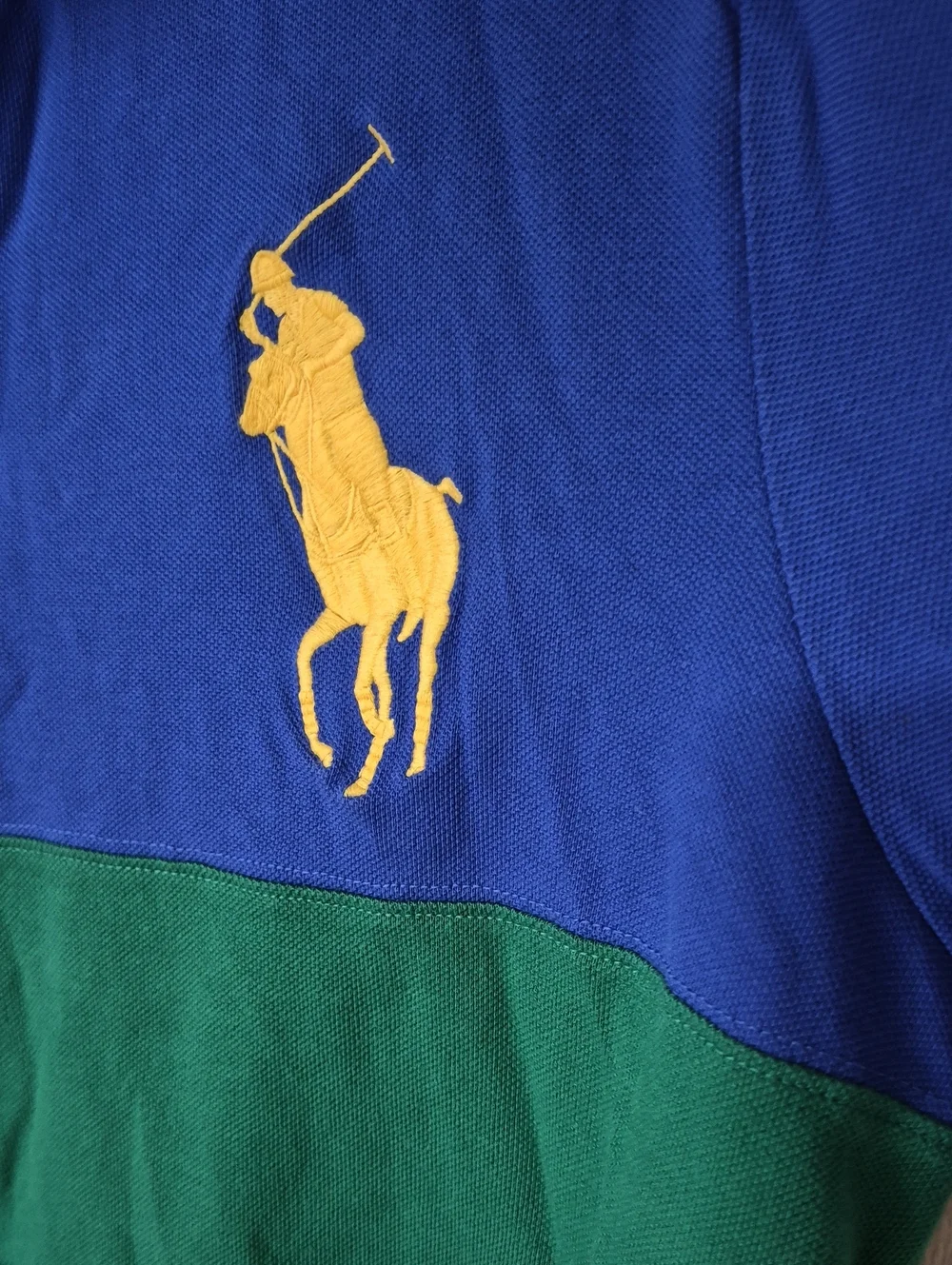 Mens Ralph Lauren Y2K Big Pony Shirt Size Medium Classic Fit